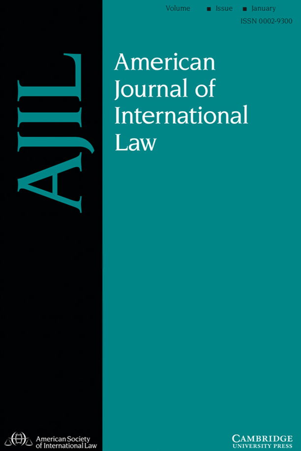 American Journal of International Law